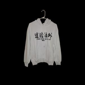 Niepce Unisex Pullover Hoodie Black ‘Untamed And Beyond The Law’ Small NWOT